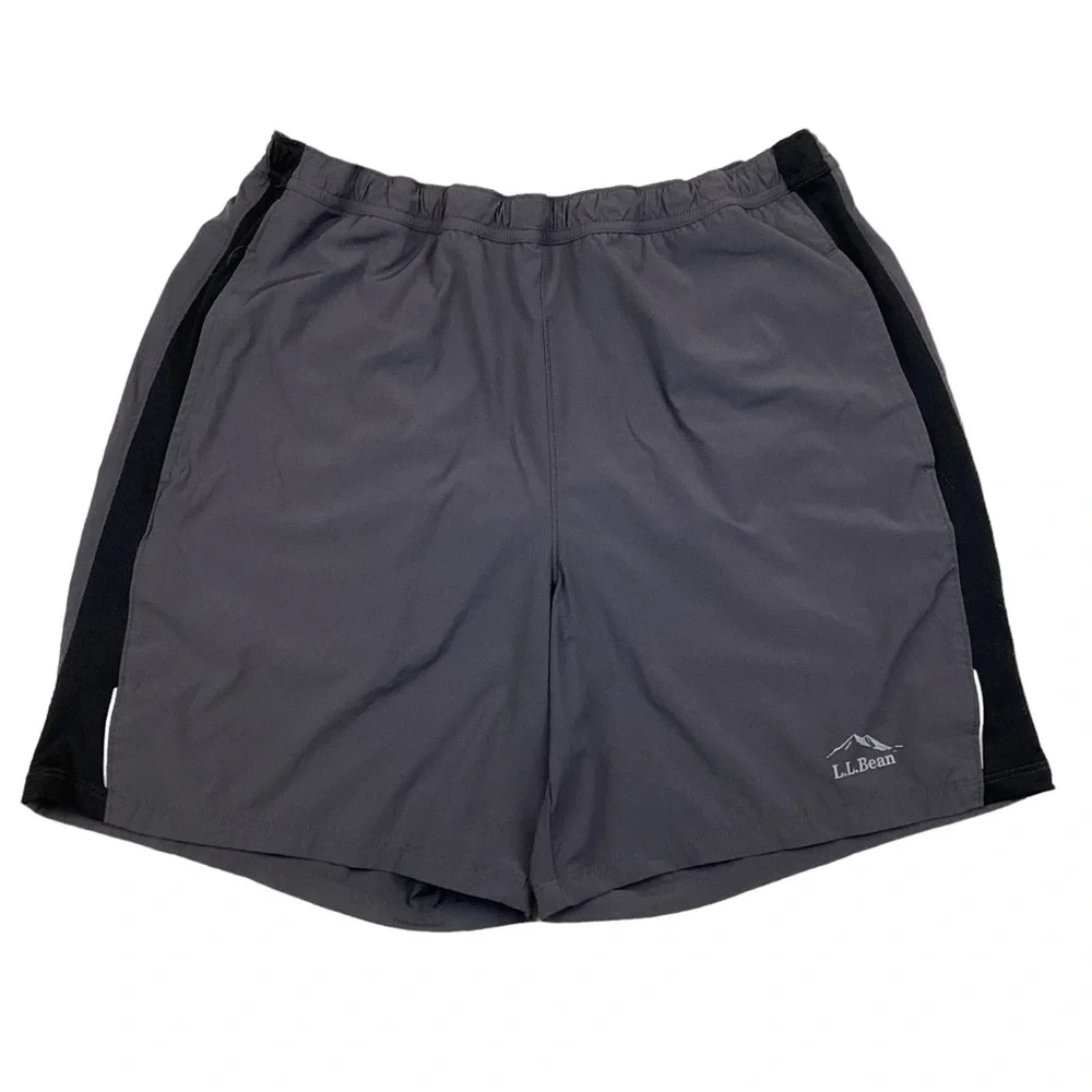 L.L. Bean Athletic Hiking Short Mens Large Gray